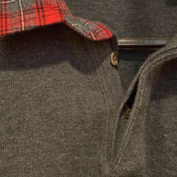 Eddie Bauer Mens button collar XLT long sleeve - Picture 3 of 7